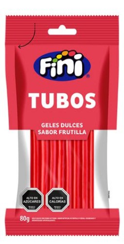 tubos geles frutilla